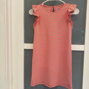 Vineyard Vines Red and White Striped Kids Dress